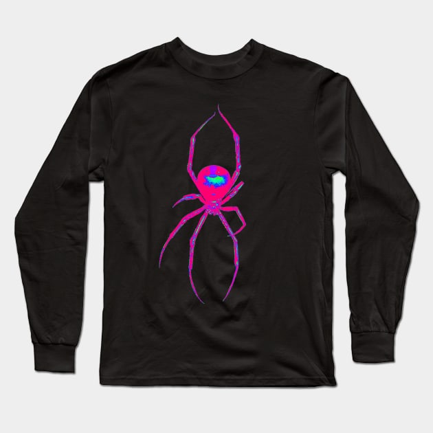 Rainbow Spidey Long Sleeve T-Shirt by CharlieCreator